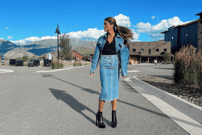 Ruthie Davis in Platform Heels